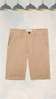 Ex Fat Face Womens Fowey Bermuda Chino Shorts in Brown Pearwood - 12 Regular