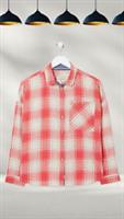 Ex Fat Face Womens Frome Relaxed Check Shirt in Red Multi (A Bit Defect) - 12 Regular