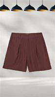 Ex Fat Face Womens Deal A Line Linen Blend Short in Plum (A Bit Defect) - 16 Regular