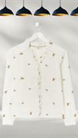 Ex Fat Face Womens Aldwick Embroidered Blouse in Ivory (A Bit Defect) - 12 Regular