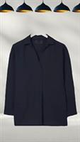 Ex Fat Face Women's Long Sleeve Saunton Linen Shirt in Black (A Bit Defect) - 6 Regular