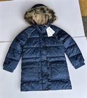 FatFace Girls Lily Longline Navy Star Coat Age 5-6 Years *BNWT*
