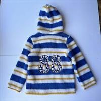 Fatface Girls 88 Full Zip Striped Fleece Age 4-5 Years *BNWT*