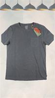 Ex Fat Face Mens Natural Pocket Dye T-shirt in Grey - L Regular