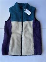 Fatface Girls Lilac Colour Block Fleece Gilet In Various Sizes *BNWT*