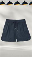 Ex Fat Face Womens Tenby Linen Summer Short in Navy (A Bit Defect) - 24 Regular