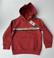 Fatface Boys Red Chest Stripe Popover Hoodie In Various Sizes *BNWT*