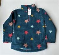 Fatface Girls Teal Green Star Half Zip Fleece In Various Sizes *BNWT*