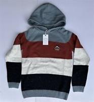 Fatface Boys Colour Block Hooded Knitted Jumper Age 8-9 Years *BNWT*