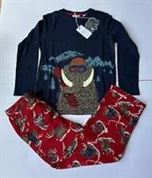 Fatface Boys Glow In The Dark Wilfred Mammoth Pyjamas Age 4-5 Years *BNWT*