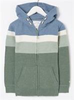Fatface Boys Green Chest Panel Zip Through Age 4-5 Years *BNWT*