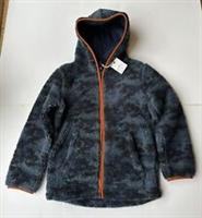 Fatface Boys Blue Camo Zip Through Fleece Age 7-8 Years *BNWT*