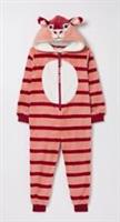 Fatface Girls Pink Kara Kangaroo Fleece All In One Age 8-9 Years *BNWT*