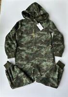 Fatface Boys Camo Green Fleece All In One Age 7-8 Years *BNWT*