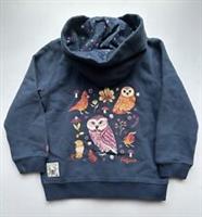 FatFace Girls Navy Owl Zip Hoodie Age 12-13 Years *BNWT*