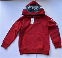 Fatface Boys Red Goggles Popover Hoodie Age 7-8 Years *BNWT*