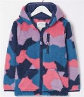 Fatface Girls Camo Zip Through Fleece Hoodie In Various Sizes *BNWT*