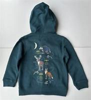 Fatface Boys Glow In The Dark Animal Zip Through Hoodie Age 3-4 Years *BNWT*