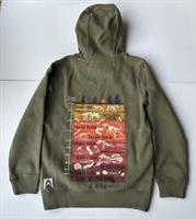Fatface Boys Glow In The Dark Dinosaurs Popover Hoodie Age 8-9 Years *BNWT*