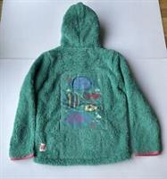 Fatface Girls Teal Green Aloa Fish Full Zip Fleece Age 8-9 Years *BNWT*
