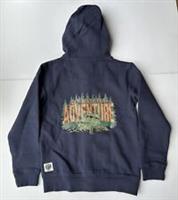 Fatface Boys Navy Adventure Zip Through Hoodie Age 7-8 Years *BNWT*