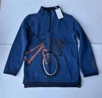 Fatface Boys Blue Bike Graphic Half Neck Sweat Age 10-11 Years *BNWT*
