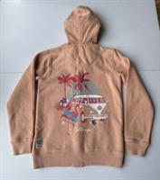 FatFace Girls Coral Pink VW Graphic Full Zip Hoodie Age 11-12 Years *BNWT*