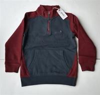 Fatface Boys Colourblock Navy Half Neck Sweat Age 6-7 Years *BNWT*