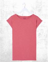 Ex Fat Face Women's Short Sleeve Ivy Pink T-Shirt in Rose Pink - 22 Regular