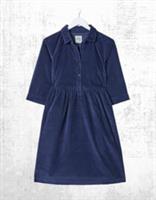 Ex Fat Face Womens Sara Bubble Cord Check Dress in Blue - 22 Regular