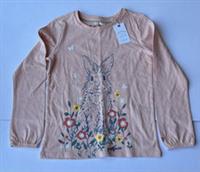 Fatface Girls Pink Bunny Jersey Graphic Long Sleeve Top Age 12-13 Years *BNWT*
