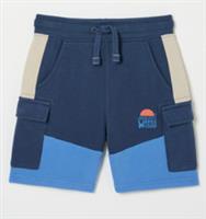 Fatface Boys Hatfield Vintage Blue Cargo Sweat Shorts Age 7-8 Years *BNWT*