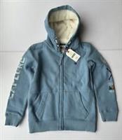 Fatface Boys Light Blue Ski Borg Zip Through Hoodie Age 8-9 Years *BNWT*