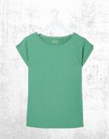 Ex Fat Face Women's Short Sleeve Cotton Ivy T-Shirt in Green - 8 Regular