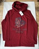 Fatface Boys Burgundy Hooded Graphic T-Shirt Age 12-13 Years *BNWT*