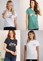 Weird Fish Women Blouse Round Neck Organic Cotton Short Sleeve Printed T shirt - 16 Regular