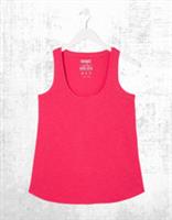 Ex Fat Face Womens Sleeveless Kirsty Organic Cotton Vest in Pink - 12 Regular