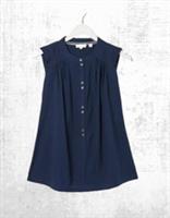 Ex Fat Face Womens Sleeveless Morgan Cami Top in Navy - 12 Regular
