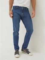 Fat Face Lean Mid Wash Jeans Size 32S W32 Short Mid Blue Tapered RRP £59 - 32 Regular