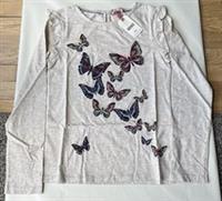 Fatface Girls Oatmeal Sparkle Butterfly Long Sleeve Top Age 11-12 Years *BNWT*