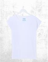 Ex Fat Face Womens Short Sleeve IVY T-shirt in Brill White - 12 Regular