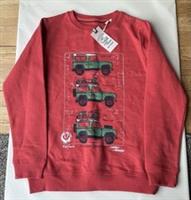 Fatface Boys Red Land Rover Crew Sweatshirt Age 12-13 Years *BNWT*