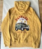 Fatface Boys Yellow Land Rover Zip Through Hoodie Age 12-13 Years *BNWT*