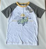 Fatface Boys Ecru Land Rover Graphic T-shirt Age 7-8 Years *BNWT