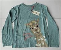 Fatface Girls Green Llama Graphic T-shirt In Various Sizes *BNWT*