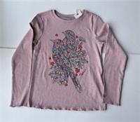 Fatface Girls Pink Bird Jersey Graphic Long Sleeve Top Age 10-11 Years *BNWT*