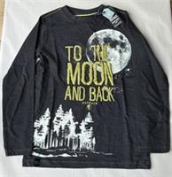 Fatface Boys Grey Glow In The Dark Moon Graphic T-Shirt In Various Sizes *BNWT*