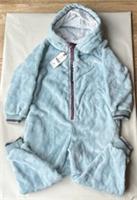 Fatface Girls Mint Green Embossed Star Fleece All In One Age 5-6 Years *BNWT*
