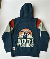 Fatface Boys Teal Blue Wilderness Popover Hoodie Age 8-9 Years *BNWT*