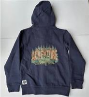 Fatface Boys Navy Adventure Zip Through Hoodie In Various Sizes *BNWT*